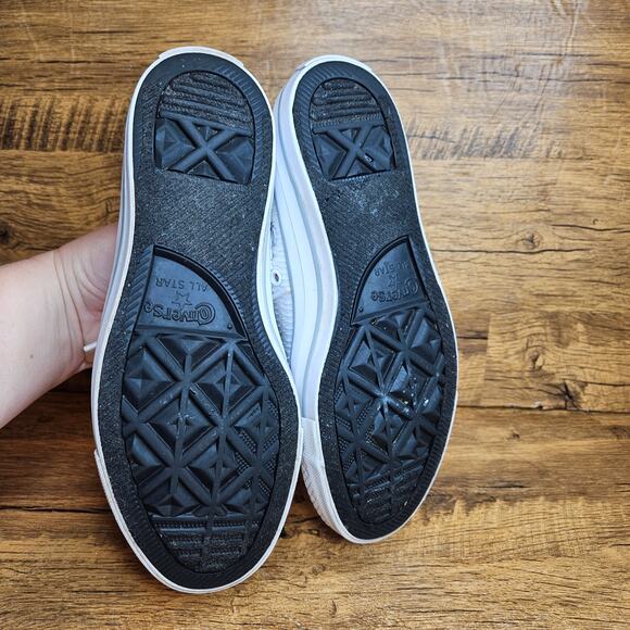 Converse All Stars White Shoreline pull on low top sneakers sz 7 womens - Picture 7 of 11